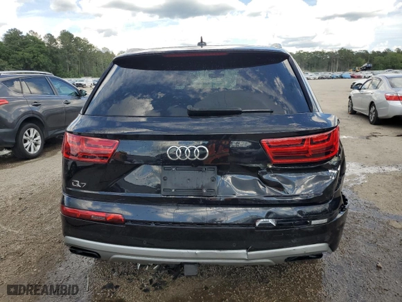 2019 Audi Q7 Prestige with VIN WA1VAAF7XKD010361, listed as a Copart auction lot 53637504 with 44029 miles and Salvage Title. Bid and sale history available at carsss.com. Image 6.