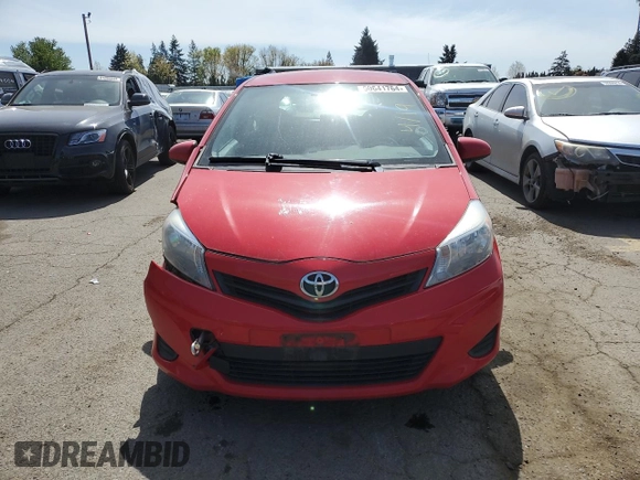2014 Toyota Yaris L with VIN VNKJTUD39EA011112, listed as a Copart auction lot 50641764 with 109,170 mi miles and Salvage Title. Bid and sale history available at carsss.com. Image 5.