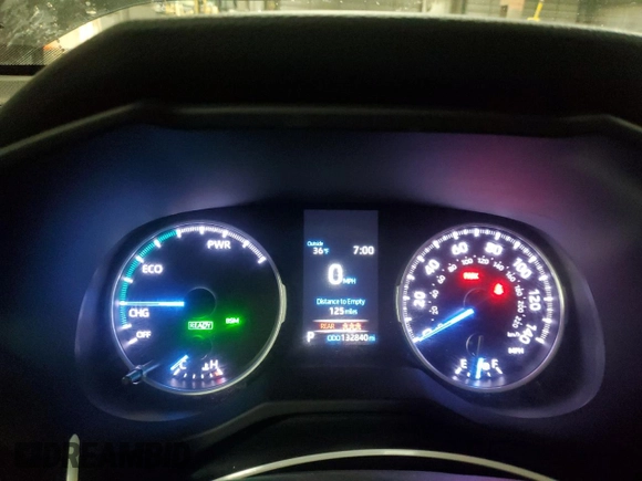 2021 Toyota RAV4 Hybrid LE with VIN 4T3B6RFV8MU009416, listed as a Copart auction lot 45218725 with 132,840 mi miles and Salvage Title. Bid and sale history available at carsss.com. Image 9.