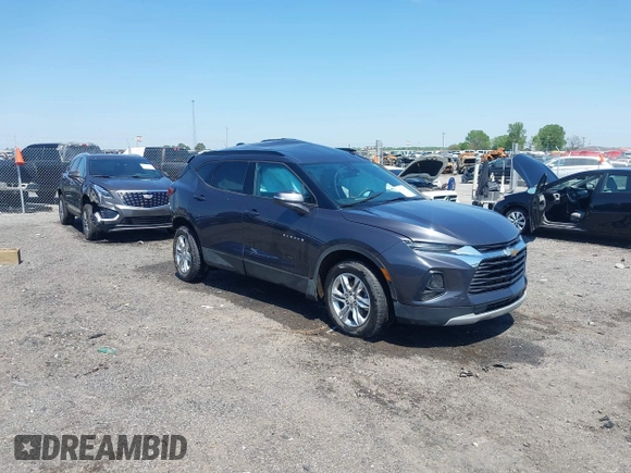 2021 Chevrolet Blazer LT z VIN 3GNKBCRS7MS533767, wystawiony jako IAAI lot #41982280 z przebiegiem 83 764 mil mil oraz . Historia ofert i sprzedaży dostępna na DreamBid. Obrazek 1.