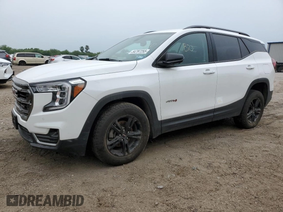 2023 GMC Terrain AT4 с VIN 3GKALYEGXPL232106, выставлен на аукционе Copart как лот 54797255 с пробегом 24 455 миль миль и Списание • Salvage title. История ставок и продаж доступна на DreamBid. Изображение 1.