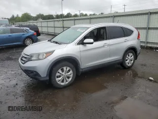 2013 Honda CR-V EX-L z VIN 2HKRM4H76DH634037, wystawiony jako Copart lot #57985265 z przebiegiem 80 399 mil mil oraz Szkody całkowita. Historia ofert i sprzedaży dostępna na DreamBid. Obrazek 1.