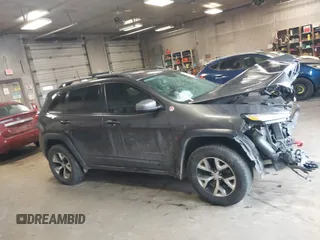 2016 Jeep Cherokee Trailhawk with VIN 1C4PJMBS2GW309042, listed as a IAAI auction lot 41564925 with 125,436 mi miles. Bid and sale history available at carsss.com. Image 14.