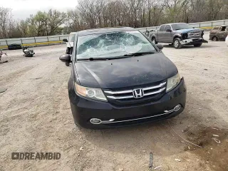 2014 Honda Odyssey Touring with VIN 5FNRL5H96EB088401, listed as a Copart auction lot 51332365 with 167,710 mi miles and Salvage Title. Bid and sale history available at carsss.com. Image 12.