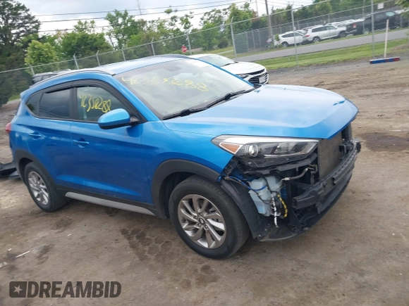 2018 Hyundai Tucson SEL z VIN KM8J3CA4XJU717977, wystawiony jako IAAI lot #42358288 z przebiegiem 121 919 mil mil oraz . Historia ofert i sprzedaży dostępna na DreamBid. Obrazek 1.