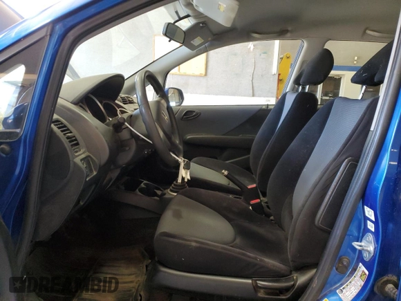 2007 Honda Fit with VIN JHMGD37497S058490, listed as a Copart auction lot 52173575 with 177,145 mi miles and Salvage Title. Bid and sale history available at carsss.com. Image 7.