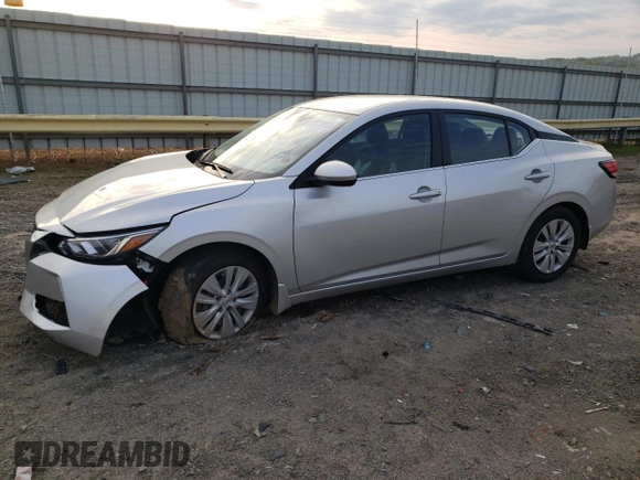 2023 Nissan Sentra S with VIN 3N1AB8BV0PY298963, listed as a Copart auction lot 52571885 with 25,309 mi miles and Salvage Title. Bid and sale history available at DreamBid. Image 1.