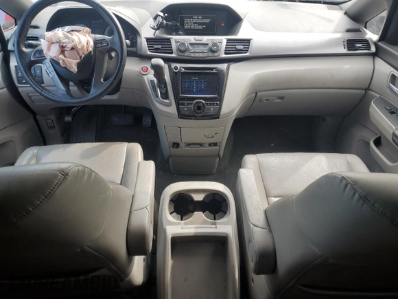 2015 Honda Odyssey EX-L z VIN 5FNRL5H69FB066576, wystawiony jako Copart lot #53834915 z przebiegiem 145 113 mil mil oraz Szkoda całkowita • Salvage title. Historia ofert i sprzedaży dostępna na DreamBid. Obrazek 8.