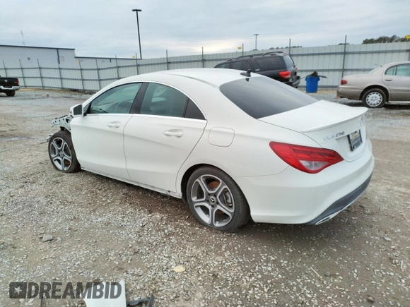 2018 Mercedes-Benz CLA 250 with VIN WDDSJ4EB5JN595932, listed as a Copart auction lot 70053322 with 31,286 mi miles and . Bid and sale history available at DreamBid. Image 2.