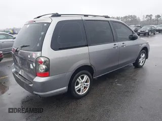 2005 Mazda MPV LX with VIN JM3LW28A050538622, listed as a IAAI auction lot 41555020 with 235,279 mi miles. Bid and sale history available at carsss.com. Image 4.