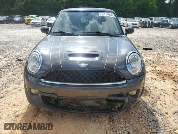 2012 MINI Hardtop S with VIN WMWSV3C50CTY18637, listed as a Copart auction lot 57771015 with 103,402 mi miles and Salvage title. Bid and sale history available at DreamBid. Image 5.