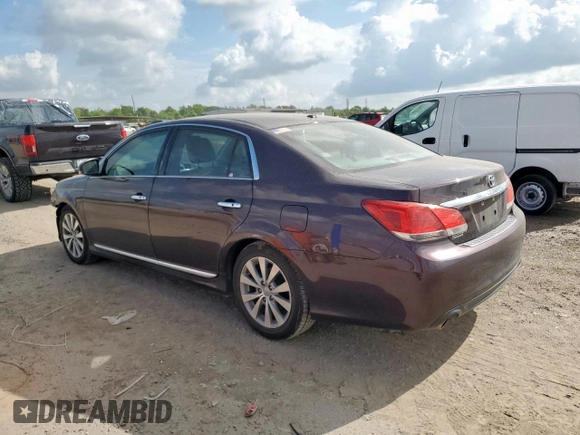 2012 Toyota Avalon with VIN 4T1BK3DB8CU456997, listed as a Copart auction lot 63871465 with 123,008 mi miles and Salvage title. Bid and sale history available at DreamBid. Image 2.