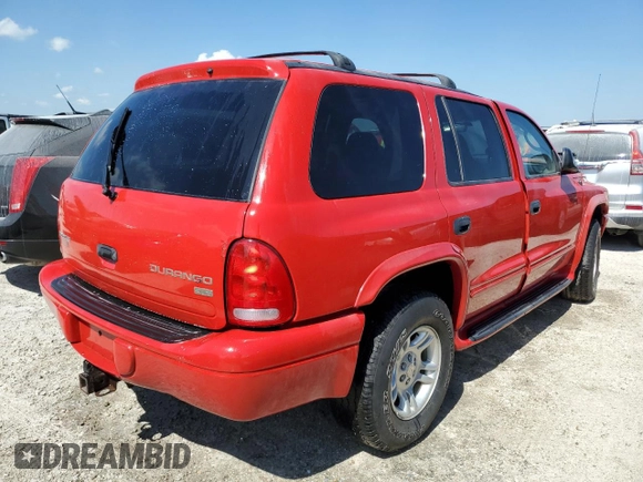 2003 Dodge Durango SLT Plus with VIN 1D4HS58N93F545046, listed as a Copart auction lot 76031144 with 137,333 mi miles and Non repairable. Bid and sale history available at DreamBid. Image 3.