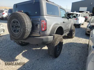 2022 Ford Bronco with VIN 1FMDE5CP7NLB66865, listed as a Copart auction lot 75870934 with 16,676 mi miles and Salvage Title. Bid and sale history available at DreamBid. Image 3.
