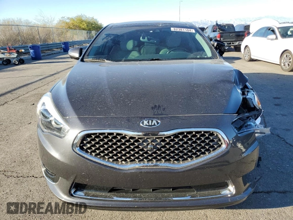 2015 Kia Cadenza Premium with VIN KNALN4D7XF5192579, listed as a Copart auction lot 82381104 with 77,500 mi miles and Salvage Title. Bid and sale history available at carsss.com. Image 5.