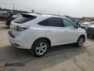 2010 Lexus RX 350 with VIN JTJBK1BA4A2002285, listed as a Copart auction lot 60597945 with 61,903 mi miles and Salvage title. Bid and sale history available at DreamBid. Image 3.
