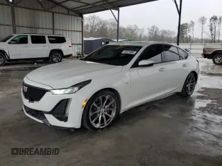 2021 Cadillac CT5 Sport z VIN 1G6DP5RKXM0114966, wystawiony jako Copart lot #43431085 z przebiegiem 91 549 mil mil oraz Szkoda całkowita • Salvage title. Historia ofert i sprzedaży dostępna na DreamBid. Obrazek 1.