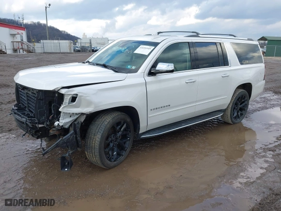 2017 Chevrolet Suburban Premier with VIN 1GNSKJKC9HR406373, listed as a IAAI auction lot 41695349 with 99,863 mi miles. Bid and sale history available at carsss.com. Image 18.