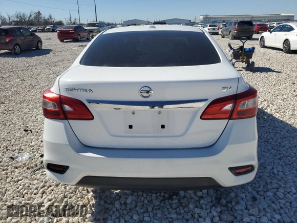2018 Nissan Sentra SV with VIN 3N1AB7AP0JY257205, listed as a Copart auction lot 41929065 with 47,649 mi miles and Salvage Title. Bid and sale history available at DreamBid. Image 6.