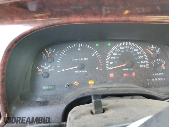 2001 Dodge Ram 2500 with VIN 1B7KF23661J228390, listed as a Copart auction lot 65231164 with 193,455 mi miles and Salvage Title. Bid and sale history available at carsss.com. Image 9.