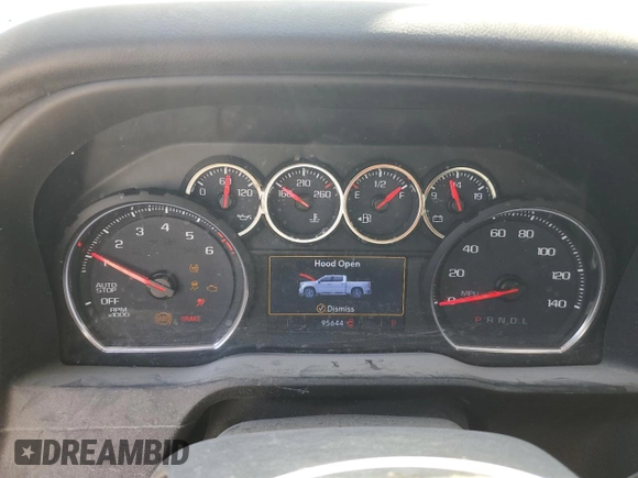 2019 Chevrolet Silverado 1500 LT with VIN 1GCRWCED2KZ325508, listed as a Copart auction lot 48844205 with 95,644 mi miles and Salvage Title. Bid and sale history available at DreamBid. Image 9.