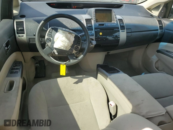 2008 Toyota Prius with VIN JTDKB20U983440844, listed as a Copart auction lot 54329255 with 123,492 mi miles and Salvage Title. Bid and sale history available at DreamBid. Image 8.