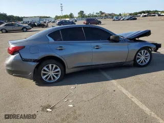 2014 Infiniti Q50 Premium with VIN JN1BV7ARXEM695610, listed as a Copart auction lot 68027764 with 144,392 mi miles and Non Repairable. Bid and sale history available at carsss.com. Image 3.