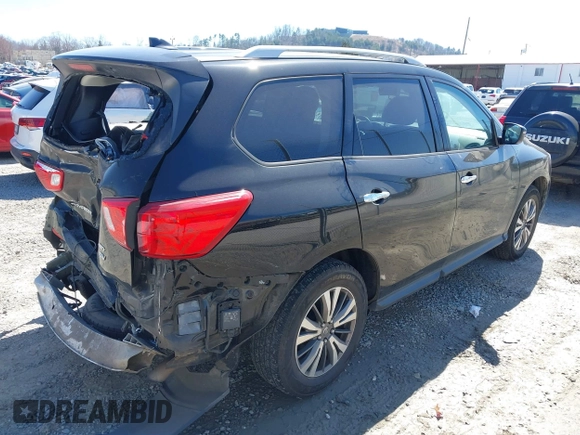 2019 Nissan Pathfinder SV z VIN 5N1DR2MMXKC578779, wystawiony jako IAAI lot #41767421 z przebiegiem 121 985 mil mil oraz . Historia ofert i sprzedaży dostępna na DreamBid. Obrazek 4.