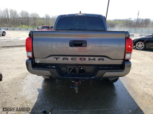 2021 Toyota Tacoma 2WD SR with VIN 5TFAX5GN5MX194343, listed as a Copart auction lot 51206845 with 57,391 mi miles and Salvage Title. Bid and sale history available at carsss.com. Image 6.