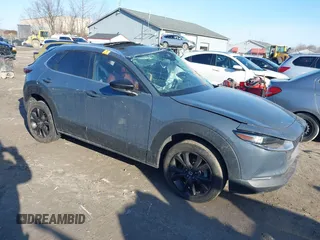 2023 Mazda CX-30 S Preferred with VIN 3MVDMBCM2PM529357, listed as a IAAI auction lot 41796705 with Not provided miles and . Bid and sale history available at DreamBid. Image 1.