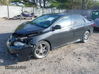 2009 Toyota Corolla with VIN 2T1BU40E29C084079, listed as a IAAI auction lot 41932383 with 172,784 mi miles. Bid and sale history available at carsss.com. Image 17.