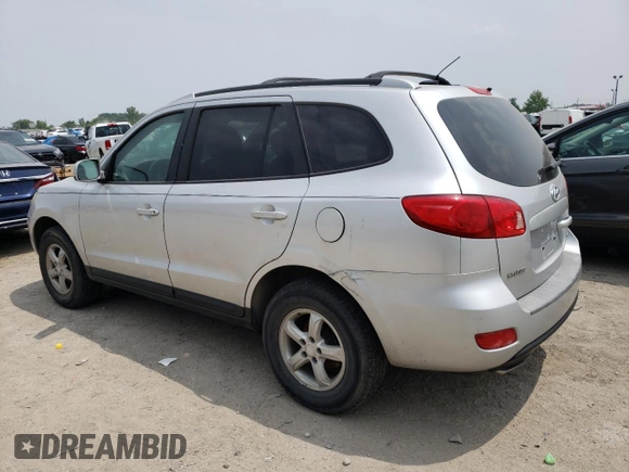 2007 Hyundai Santa Fe GLS with VIN 5NMSG73D17H082911, listed as a Copart auction lot 60974815 with 185,260 mi miles and Clean title. Bid and sale history available at DreamBid. Image 2.