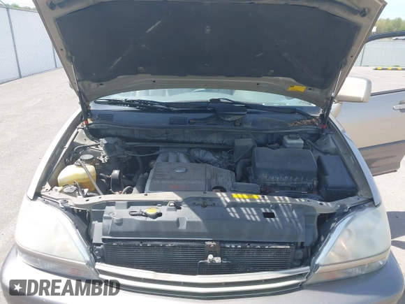 2001 Lexus RX 300 with VIN JTJHF10U410167728, listed as a IAAI auction lot 42094435 with 255,704 mi miles. Bid and sale history available at carsss.com. Image 10.