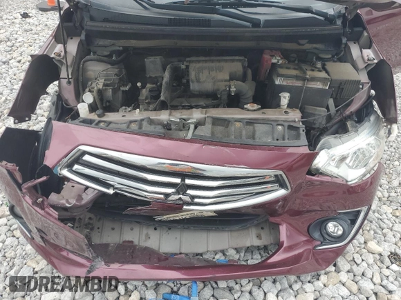2018 Mitsubishi Mirage G4 SE with VIN ML32F4FJ9JHF15182, listed as a Copart auction lot 73180074 with 75,299 mi miles and Salvage Title. Bid and sale history available at carsss.com. Image 11.