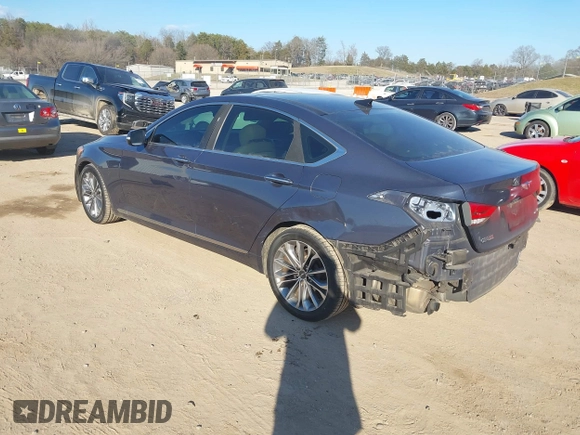 2015 Hyundai Genesis 3.8L with VIN KMHGN4JE3FU071627, listed as a IAAI auction lot 41649037 with 127,193 mi miles and . Bid and sale history available at DreamBid. Image 3.