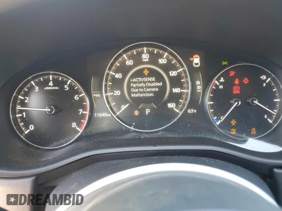 2024 Mazda CX-30 S with VIN 3MVDMBAM0RM635991, listed as a Copart auction lot 48979595 with 11,640 mi miles and Salvage title. Bid and sale history available at DreamBid. Image 9.