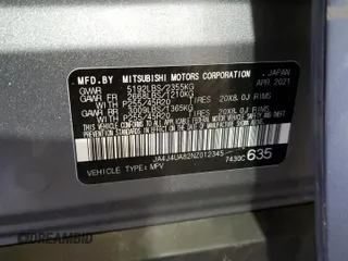 2022 Mitsubishi Outlander SE z VIN JA4J4UA82NZ012345, wystawiony jako Copart lot #55573285 z przebiegiem 35 172 mil mil oraz Szkoda całkowita • Salvage title. Historia ofert i sprzedaży dostępna na DreamBid. Obrazek 14.