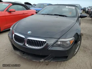 2007 BMW 6 Series M6 with VIN WBSEK93557CY78925, listed as a Copart auction lot 76518944 with 0 mi miles and Salvage Title. Bid and sale history available at carsss.com. Image 5.