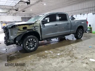 2019 Nissan Titan XD SV with VIN 1N6BA1F40KN533524, listed as a Copart auction lot 46115095 with 48,745 mi miles and Salvage Title. Bid and sale history available at carsss.com. Image 1.