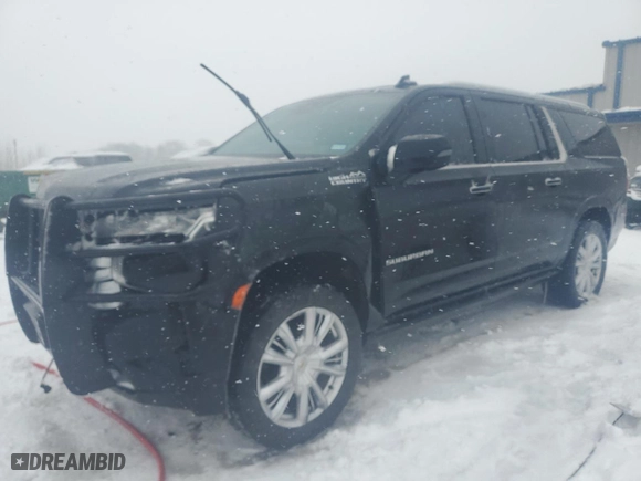 2021 Chevrolet Suburban High Country with VIN 1GNSKGKL1MR215513, listed as a Copart auction lot 44980705 with 134,620 mi miles and Salvage Title. Bid and sale history available at carsss.com. Image 1.