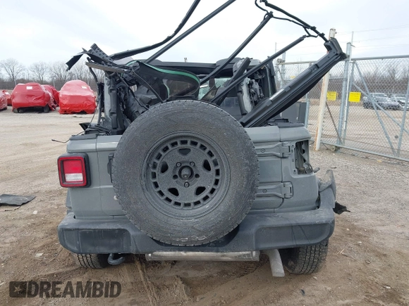2018 Jeep Wrangler Sport S with VIN 1C4GJXAGXJW197483, listed as a IAAI auction lot 41825305 with 64,173 mi miles and . Bid and sale history available at DreamBid. Image 17.