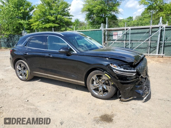 2024 Genesis GV70 Advanced with VIN 5NMMCET14RH003393, listed as a Copart auction lot 55646735 with 7,773 mi miles and Salvage title. Bid and sale history available at DreamBid. Image 4.