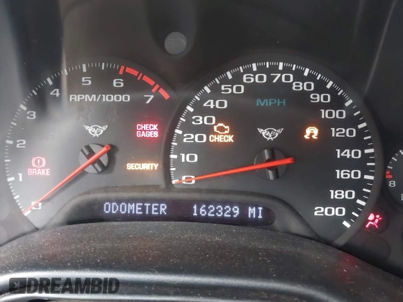 2004 Chevrolet Corvette with VIN 1G1YY22G445129880, listed as a IAAI auction lot 41216979 with 162,329 mi miles and . Bid and sale history available at DreamBid. Image 15.