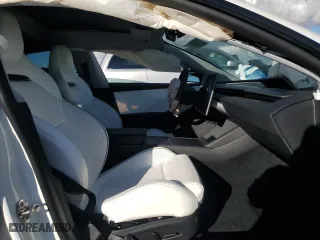 2024 Tesla Model 3 Performance with VIN 5YJ3E1ET0RF833626, listed as a Copart auction lot 82638504 with 3,194 mi miles and Salvage Title. Bid and sale history available at carsss.com. Image 7.