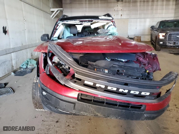 2021 Ford Bronco Sport Big Bend with VIN 3FMCR9B61MRA31025, listed as a Copart auction lot 46469815 with 0 mi miles and Salvage Title. Bid and sale history available at carsss.com. Image 5.