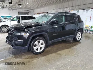 2018 Jeep Compass Latitude with VIN 3C4NJDBB3JT238504, listed as a Copart auction lot 46636675 with 180,579 mi miles and Salvage Title. Bid and sale history available at carsss.com. Image 1.