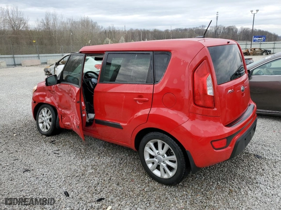 2013 Kia Soul + with VIN KNDJT2A61D7619309, listed as a Copart auction lot 49790635 with 47,551 mi miles and Non Repairable. Bid and sale history available at carsss.com. Image 2.
