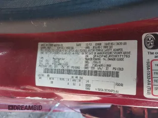 2013 Ford Fiesta SE with VIN 3FADP4EJ0DM171765, listed as a IAAI auction lot 42106666 with 149,873 mi miles and . Bid and sale history available at DreamBid. Image 9.