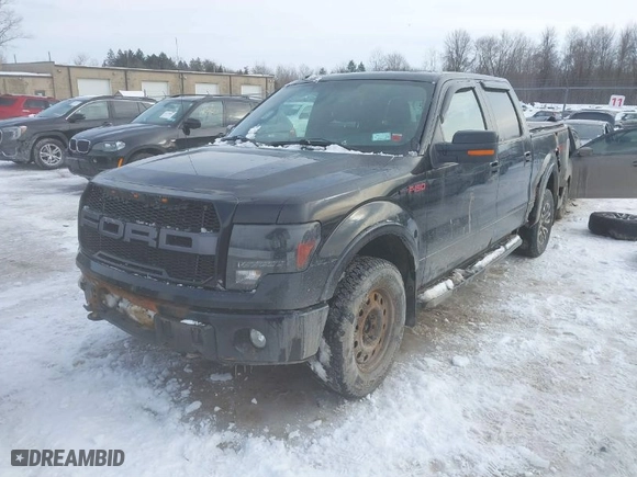 2010 Ford F-150 XL with VIN 1FTFW1EV9AFB66096, listed as a IAAI auction lot 41520470 with 155,513 mi miles. Bid and sale history available at carsss.com. Image 2.