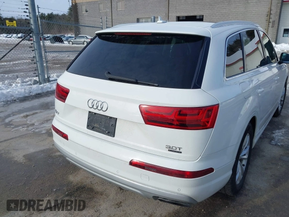 2017 Audi Q7 Premium with VIN WA1AAAF72HD022267, listed as a IAAI auction lot 41505690 with 90,475 mi miles and . Bid and sale history available at DreamBid. Image 16.
